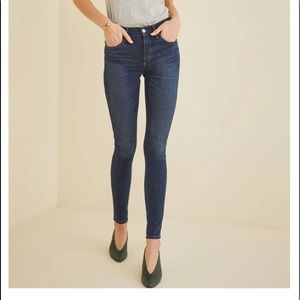 AGOLDE Sophie Dark Wash Skinny Jeans